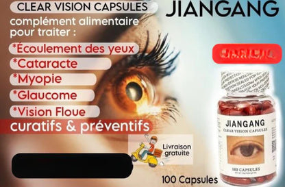 JIANGANG Clear Vision Capsules – Complément Visuel Naturel
