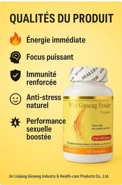 Capsule racine Ginseng